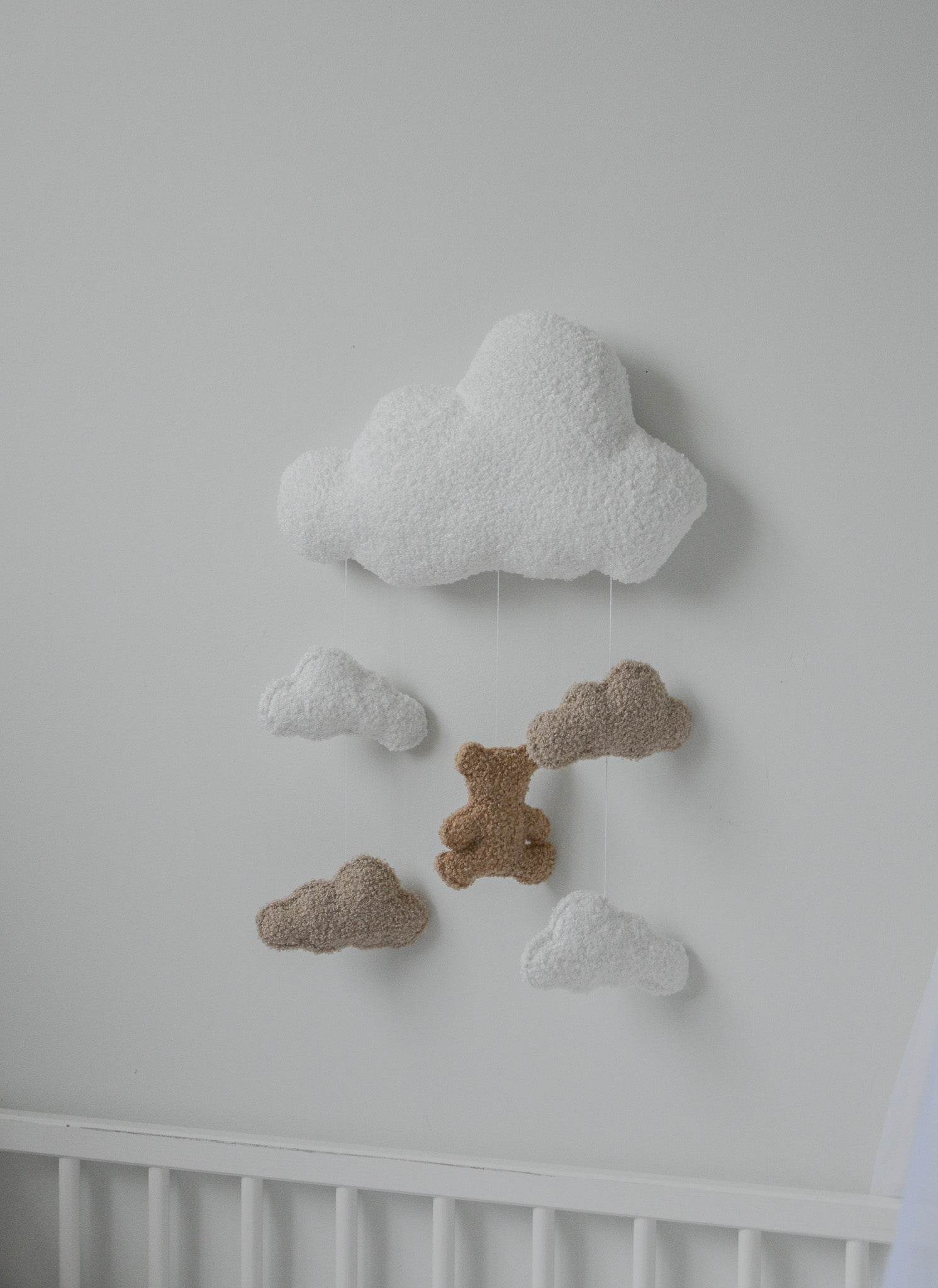 Teddy Bear wall clouds decoration - Minidreams Decor