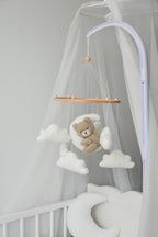 Teddy bear baby mobile