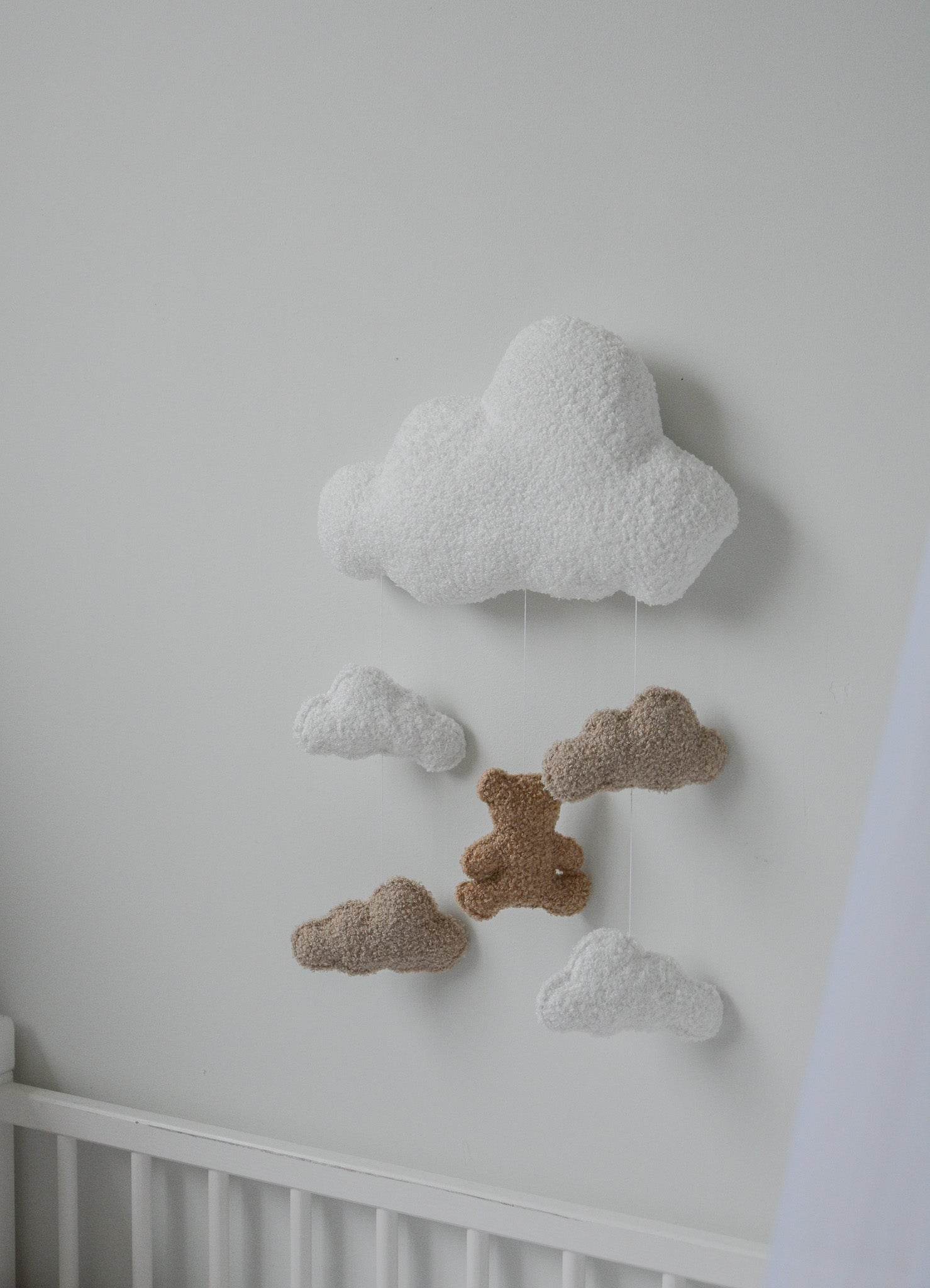 Teddy Bear wall clouds decoration - Minidreams Decor