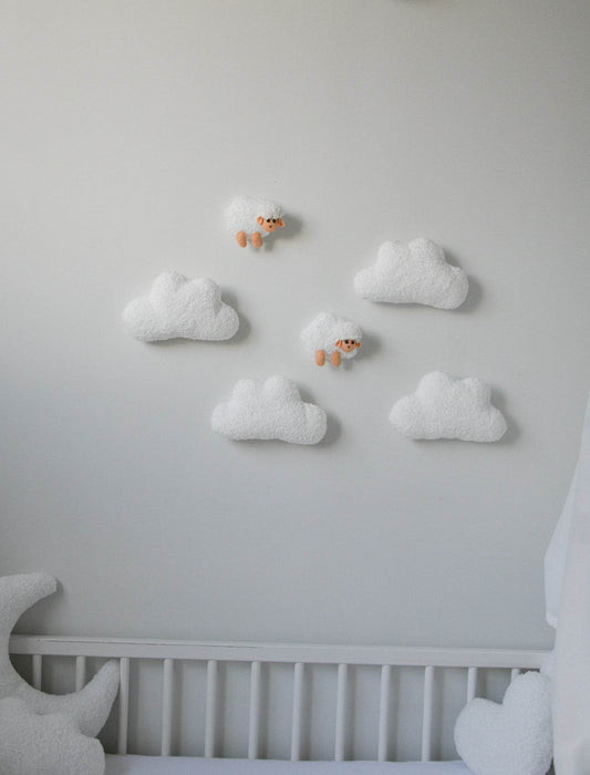 Clouds and sheep wall decoration - Minidreams Decor