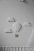 Boucle hot air balloon wall decoration set - Minidreams Decor