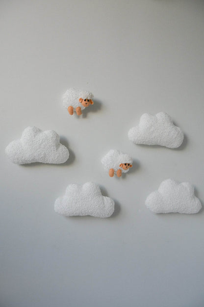 Clouds and sheep wall decoration - Minidreams Decor