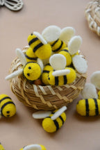 Hand Felted Bees - Minidreams Decor