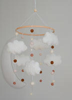 Boucle Clouds and Balls Baby crib Mobile