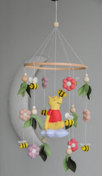Winnie the Pooh-Themed Clouds Baby crib Mobile - Minidreams Decor