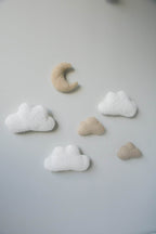 Clouds and moon wall decoration - Minidreams Decor