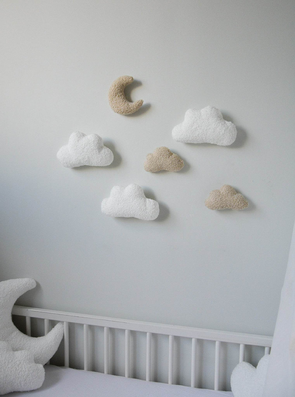 Clouds and moon wall decoration - Minidreams Decor
