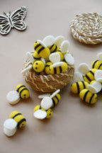 Hand Felted Bees - Minidreams Decor