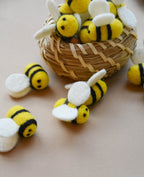 Hand Felted Bees - Minidreams Decor