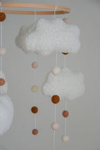 Boucle Clouds and Balls Baby crib Mobile