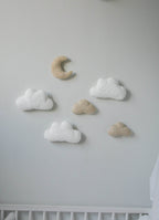 Clouds and moon wall decoration - Minidreams Decor