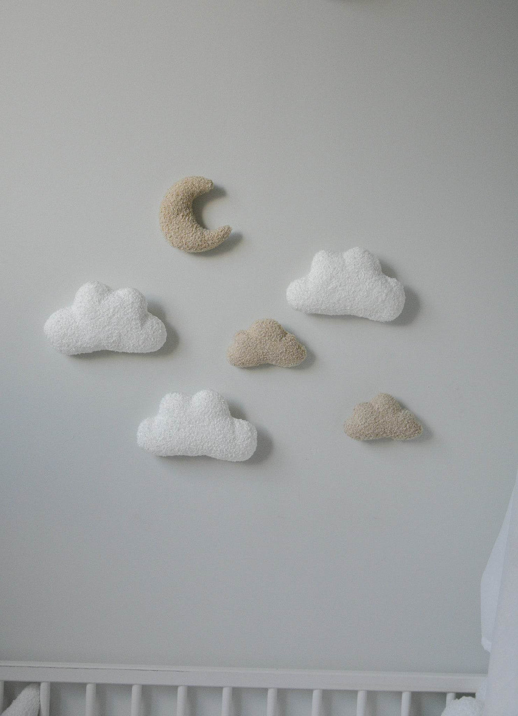 Clouds and moon wall decoration - Minidreams Decor