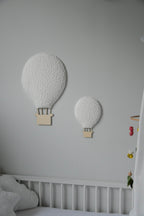 Boucle hot air balloon wall decor - Minidreams Decor