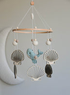 Ocean baby nursery mobile - Minidreams Decor