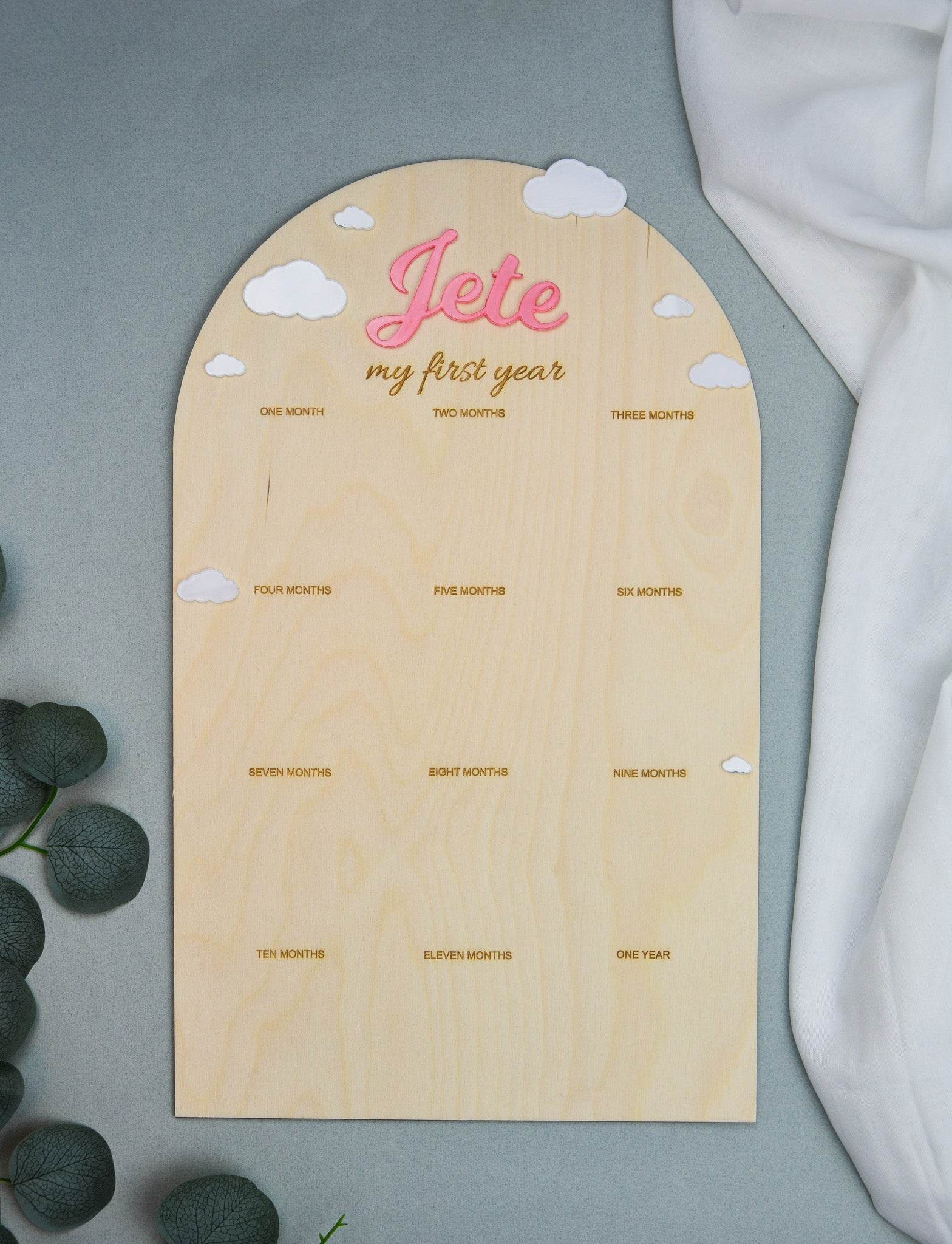 First year Birthday Board - Minidreams Decor
