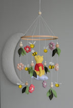 Winnie the Pooh-Themed Clouds Baby crib Mobile - Minidreams Decor