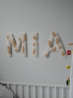 Custom Boucle Letter/Name Sign for Nursery - Minidreams Decor