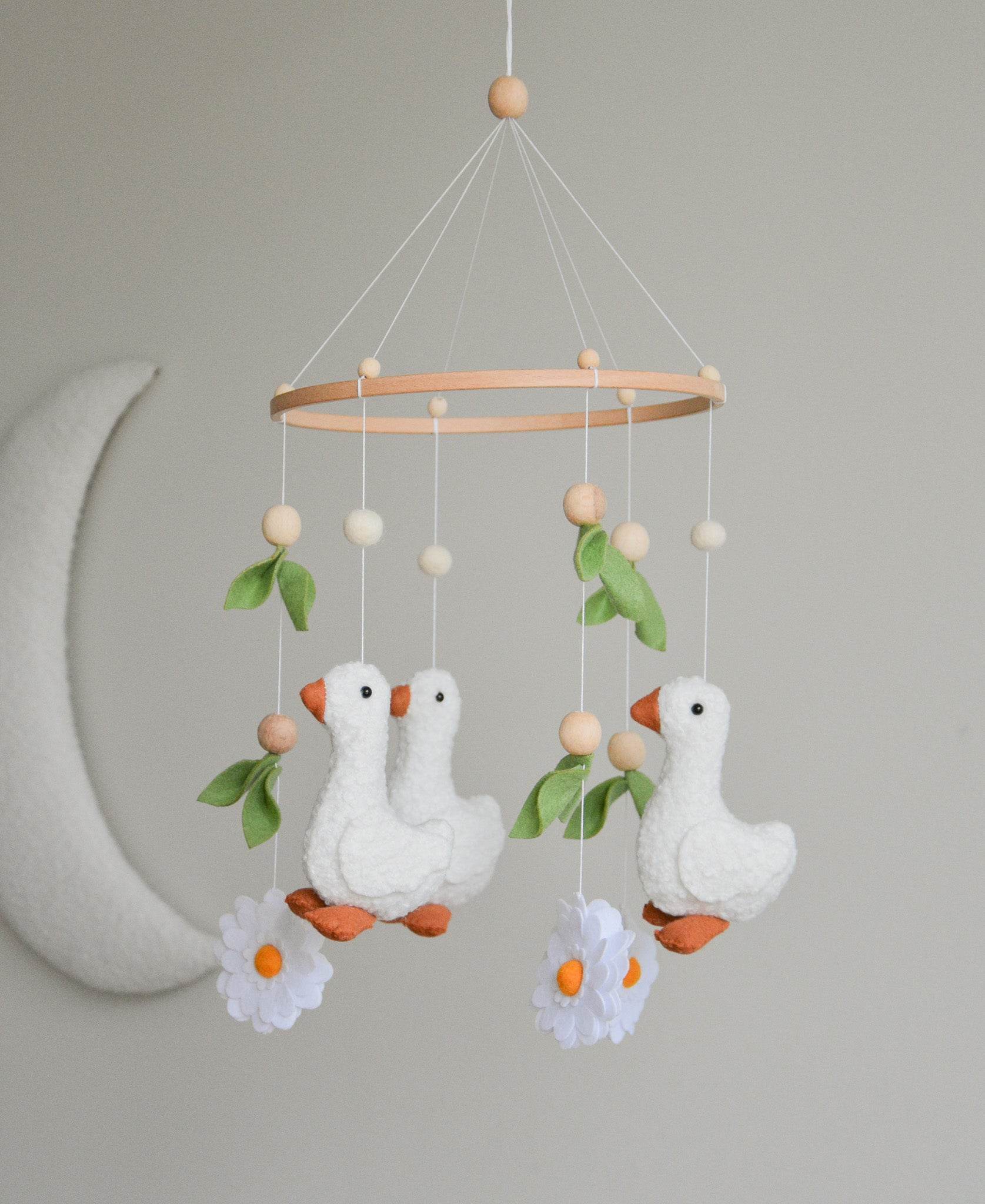 Goose nursery baby mobile - Minidreams Decor