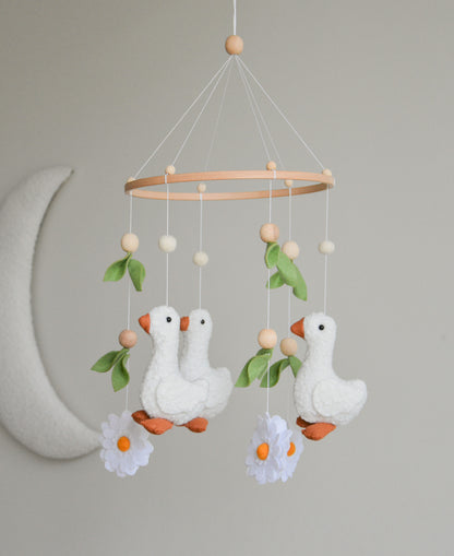 Goose  nursery baby mobile