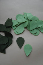 Forest style leaves - Pack of 10 leaves - Fall Leaf - Laser Cut - Minidreams Decor