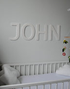 Custom Boucle Letter/Name Sign for Nursery - Minidreams Decor
