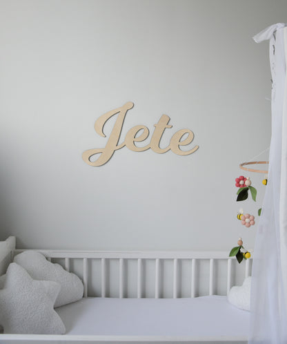 Custom Wooden Name Sign for Nursery