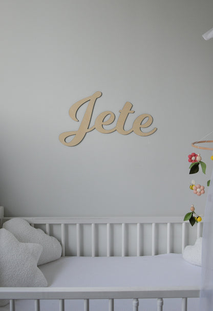 Custom Wooden Name Sign for Nursery