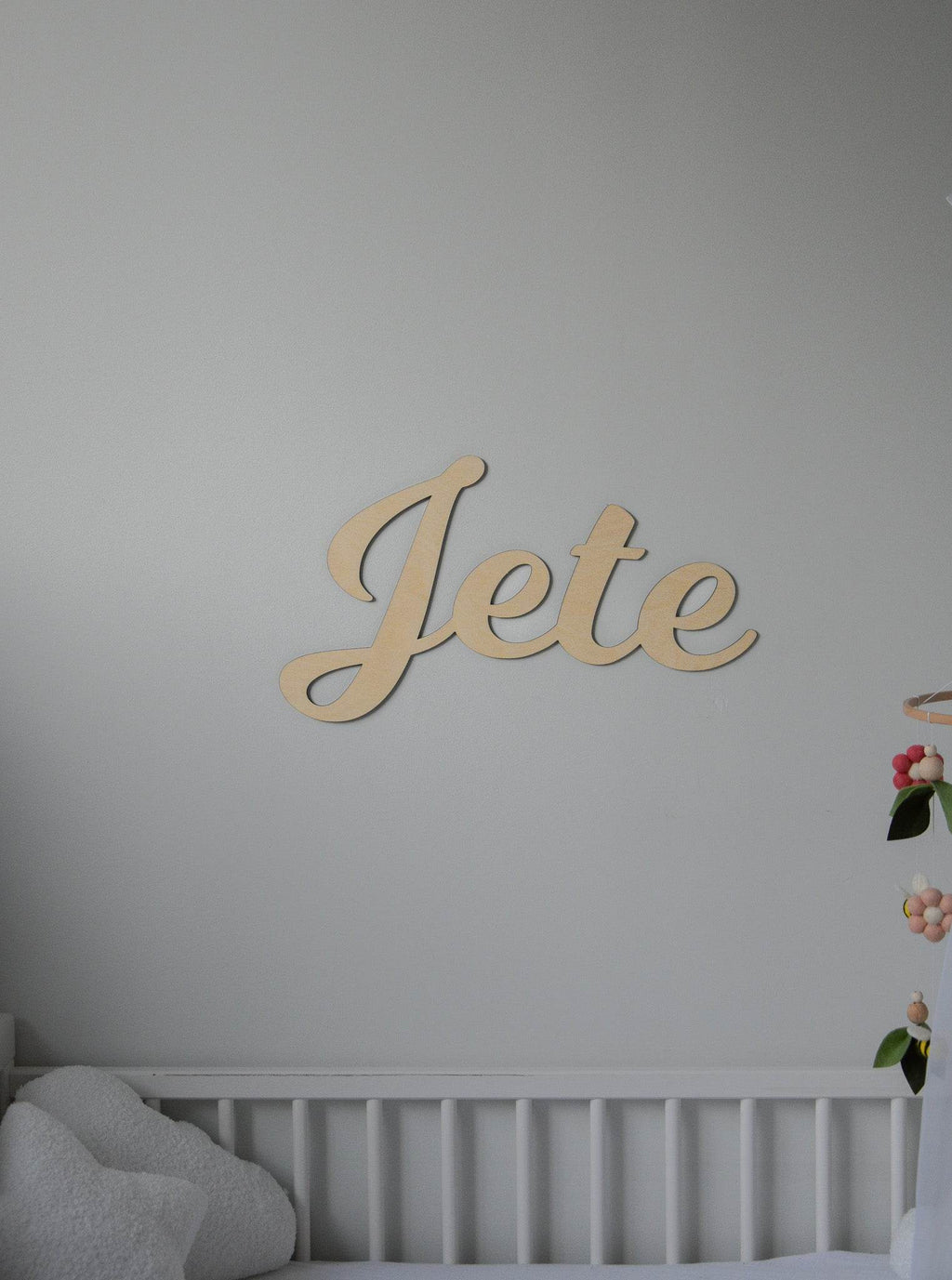 Custom Wooden Name Sign for Nursery - Minidreams Decor