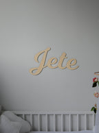Custom Wooden Name Sign for Nursery - Minidreams Decor
