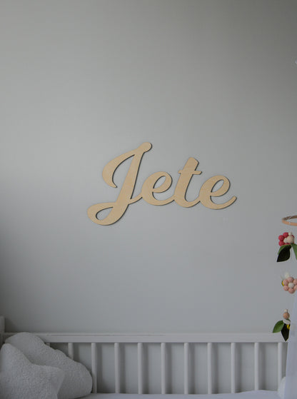 Custom Wooden Name Sign for Nursery