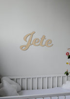 Custom Wooden Name Sign for Nursery - Minidreams Decor