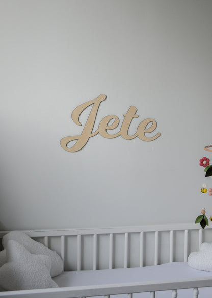 Custom Wooden Name Sign for Nursery