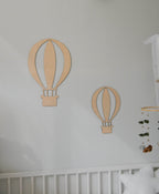 Wooden hot air balloon wall decor - Minidreams Decor