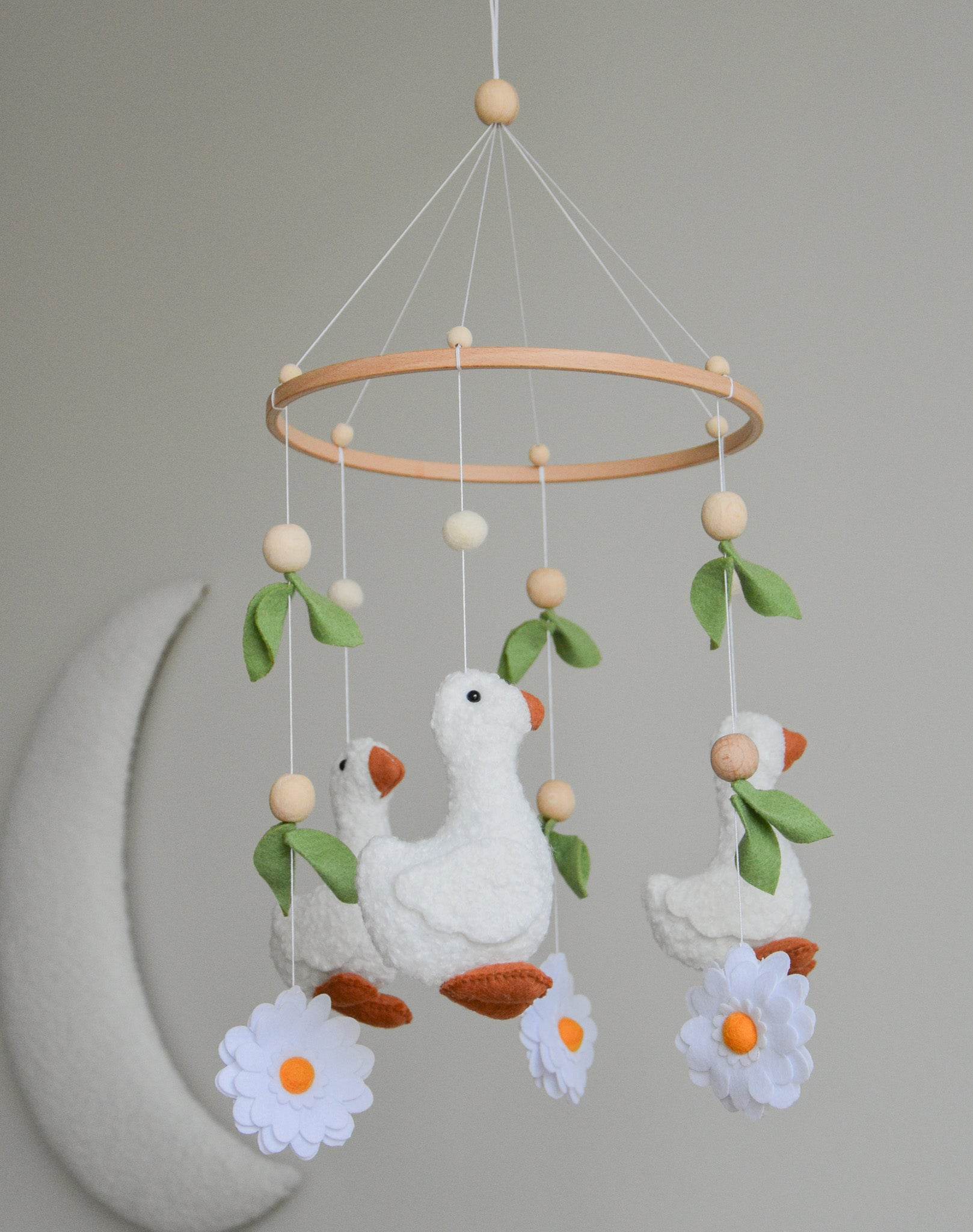 Goose nursery baby mobile - Minidreams Decor