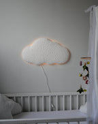 Boucle warm white Cloud LED lamp night light - Minidreams Decor