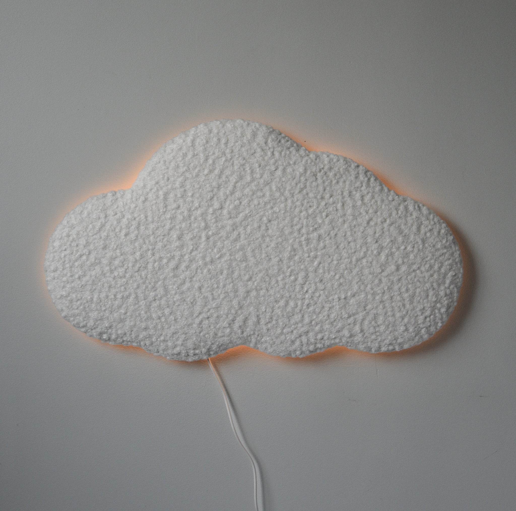 Boucle warm white Cloud LED lamp night light - Minidreams Decor