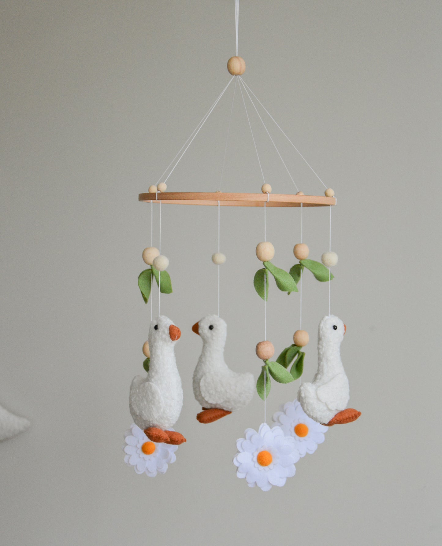 Goose  nursery baby mobile