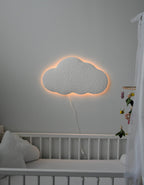 Boucle warm white Cloud LED lamp night light - Minidreams Decor