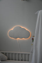 Boucle warm white Cloud LED lamp night light - Minidreams Decor