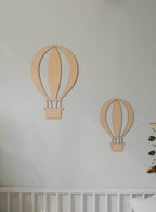 Wooden hot air balloon wall decor - Minidreams Decor
