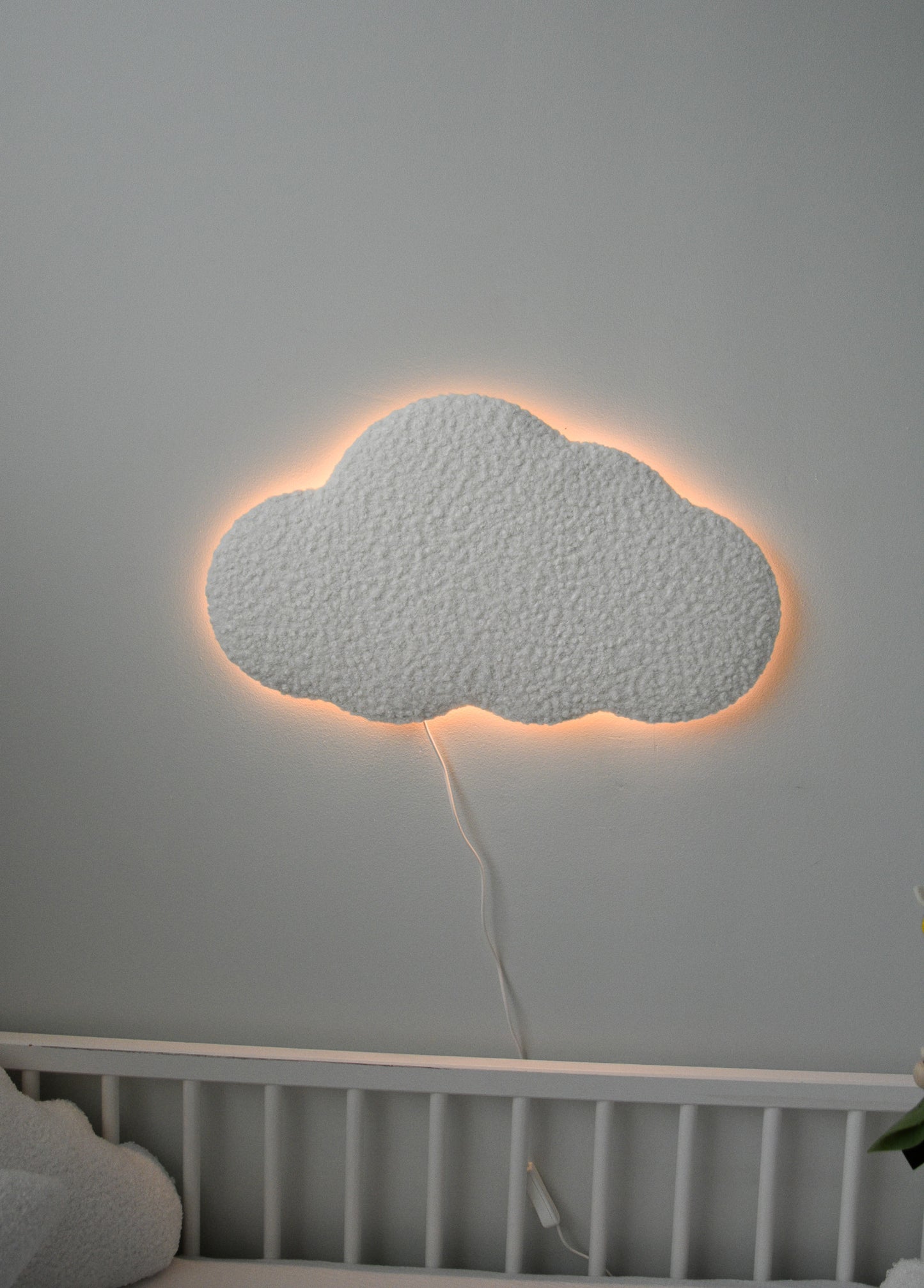 Boucle warm white Cloud LED lamp night light