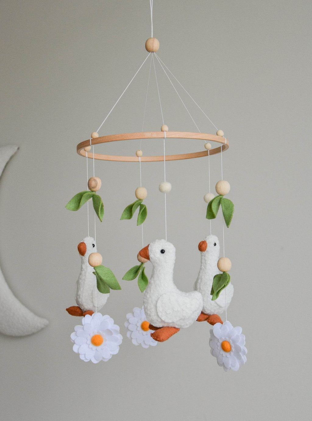 Goose nursery baby mobile - Minidreams Decor