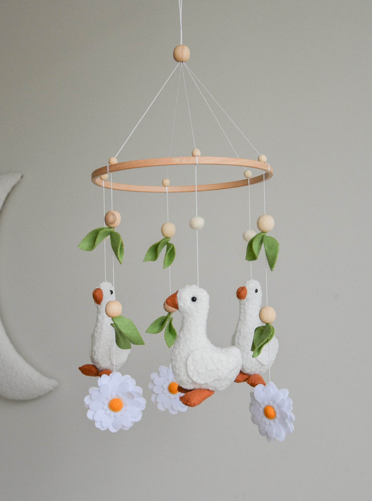 Goose nursery baby mobile - Minidreams Decor