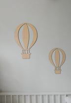Wooden hot air balloon wall decor - Minidreams Decor