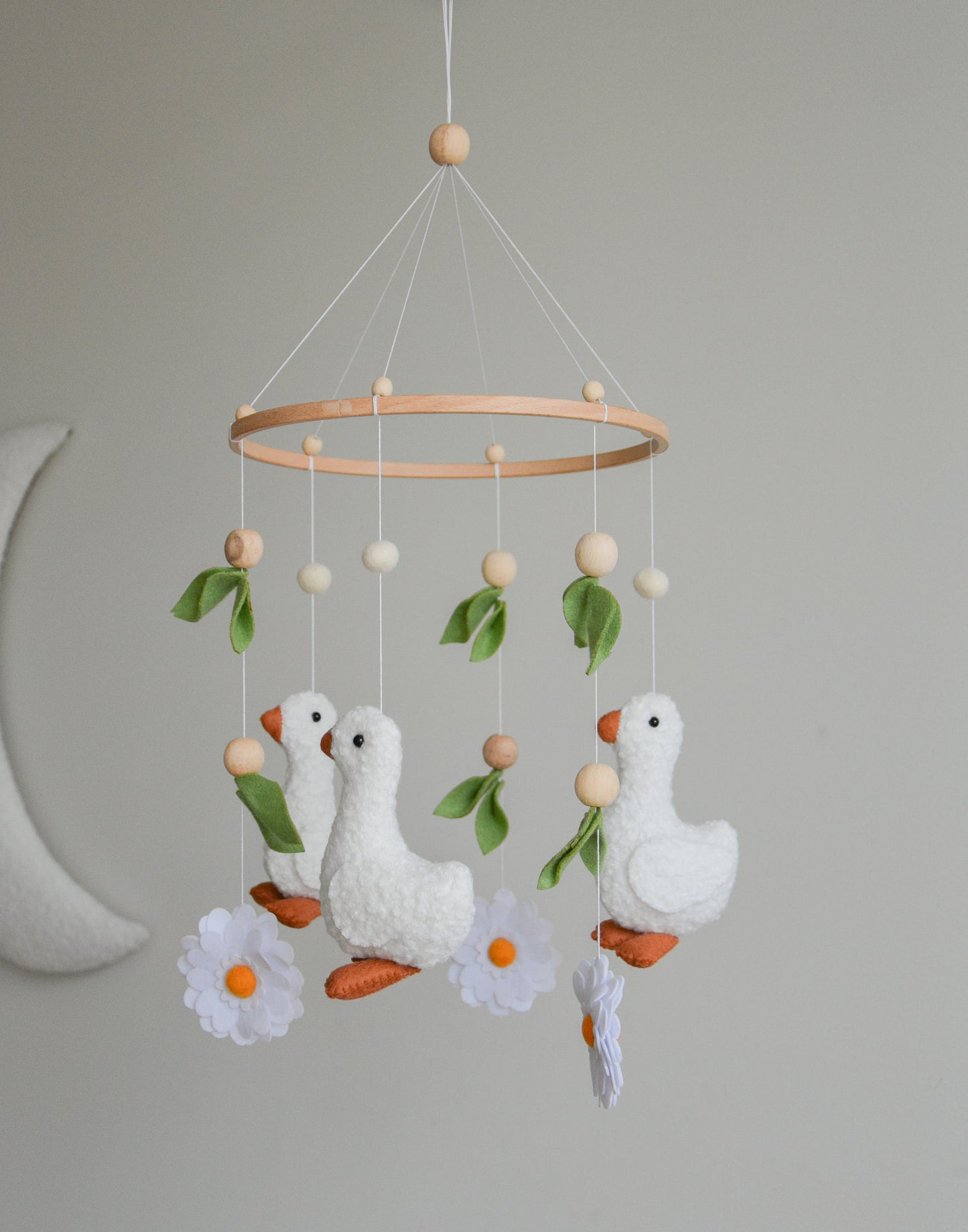 Goose  nursery baby mobile