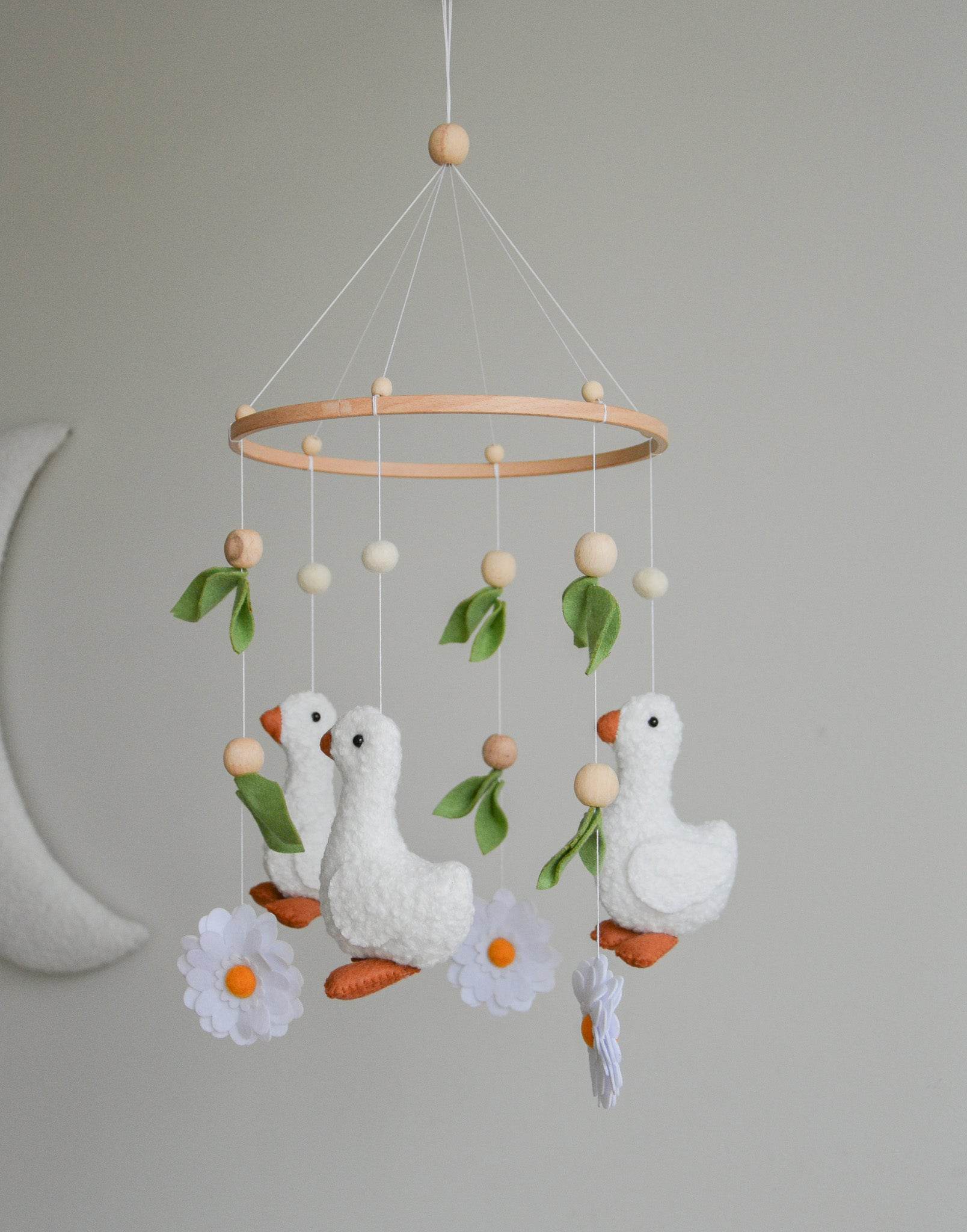 Goose nursery baby mobile - Minidreams Decor