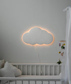 Boucle warm white Cloud LED lamp night light - Minidreams Decor