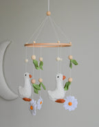 Goose nursery baby mobile - Minidreams Decor