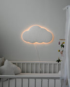 Boucle warm white Cloud LED lamp night light - Minidreams Decor
