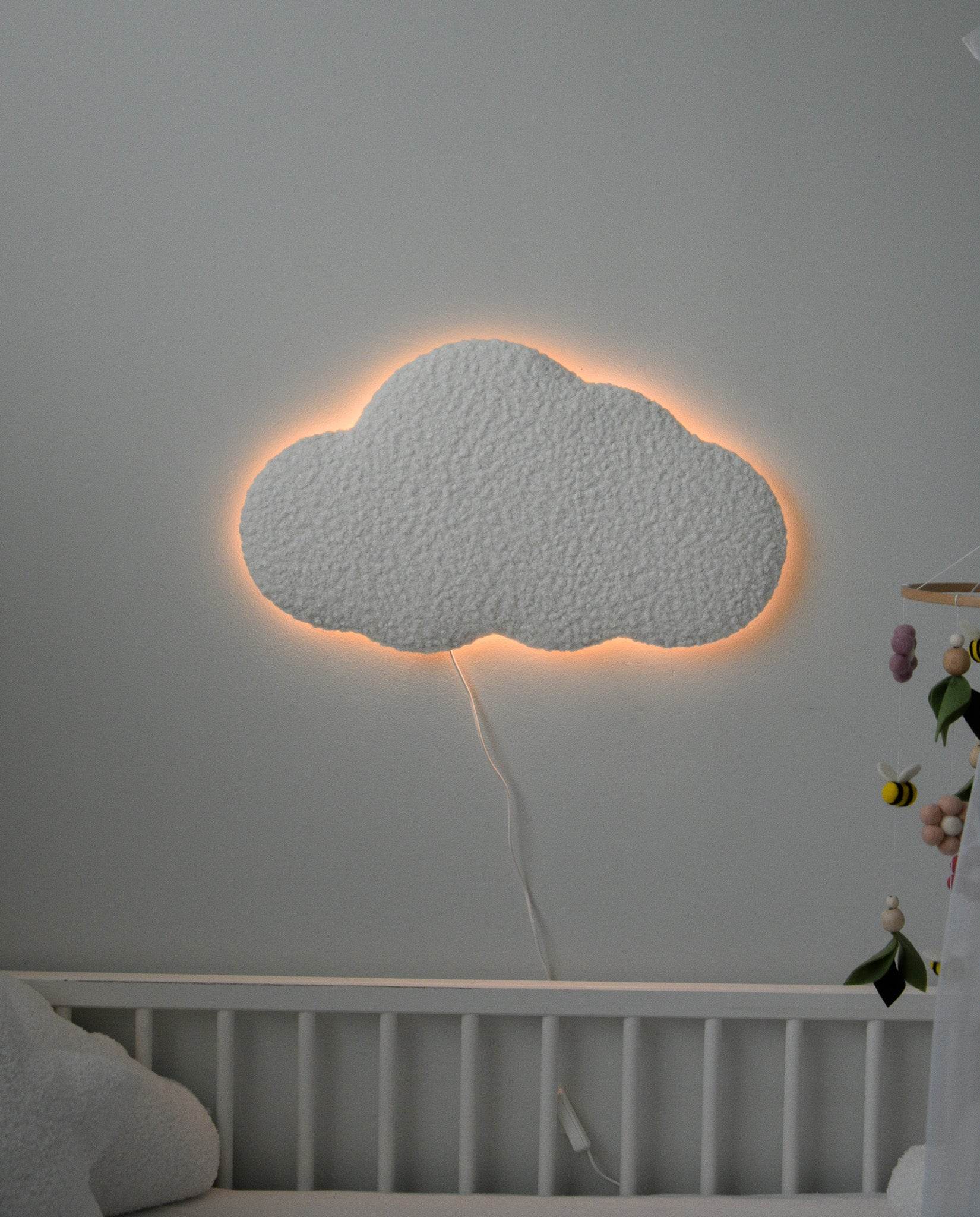 Boucle Cloud LED lamp night light - Minidreams Decor